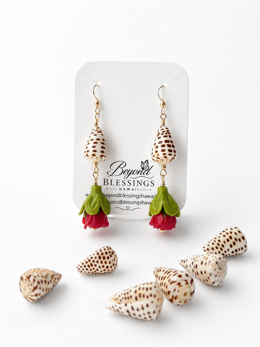 Lokelani Cone Drop Earrings