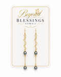 Momi Spiral Freshwater Drop Earrings