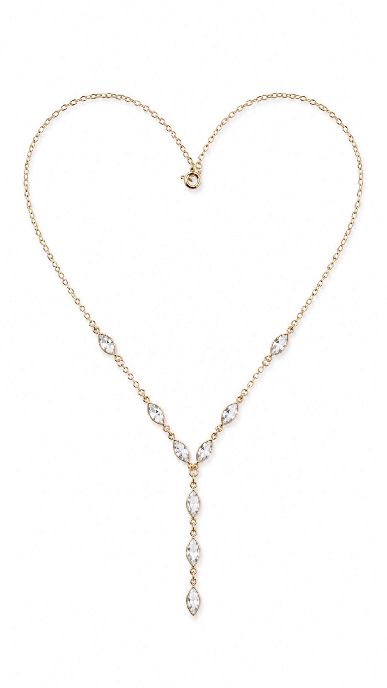 Crystal Cascade Necklace