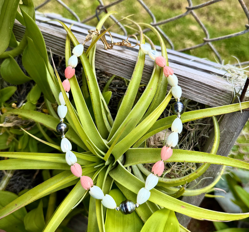 Pikake Car Lei | Bag Lei w/ Tahitian