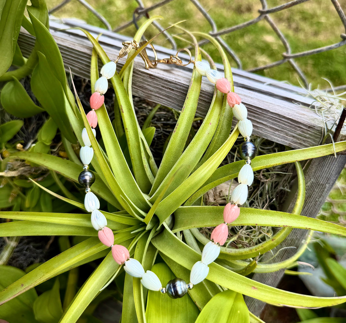 Pikake Car Lei | Bag Lei w/ Tahitian