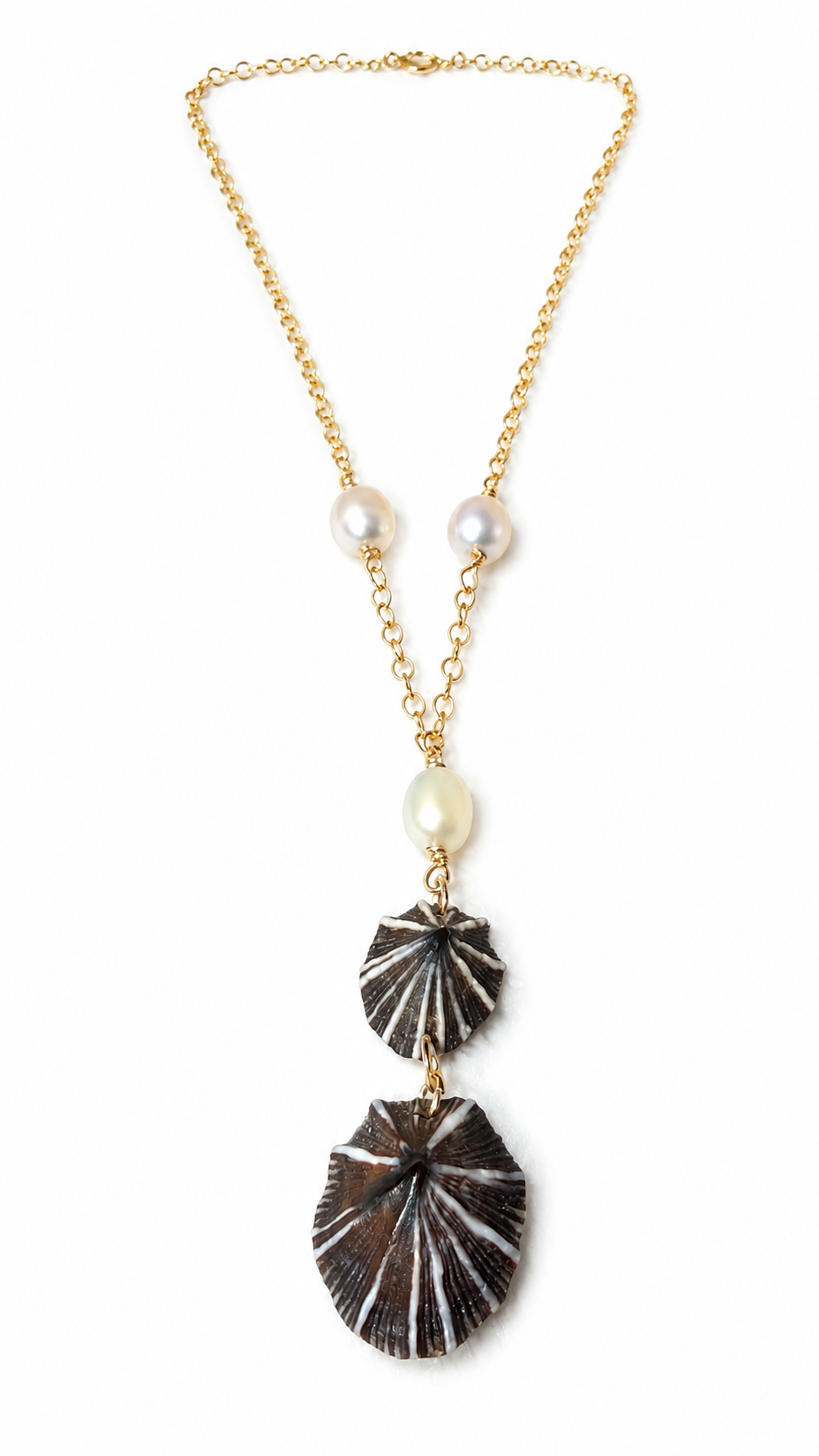 Mālie ʻŌpihi Pearl Drop Necklace