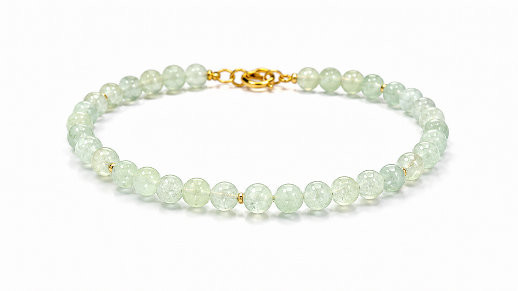 Aloha Dainty Jade Bead Bracelet