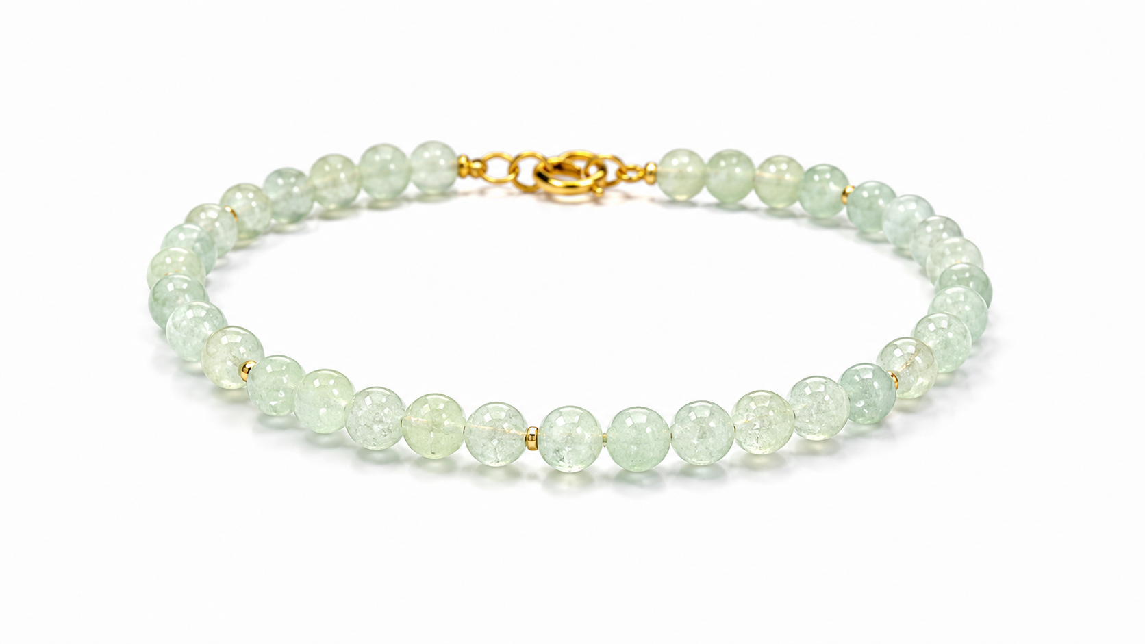 Aloha Dainty Jade Bead Bracelet