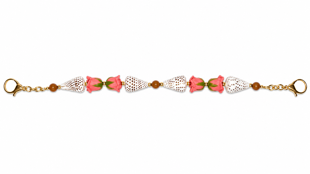 Flea Cone Shell + Lokelani Car Lei | Bag Lei