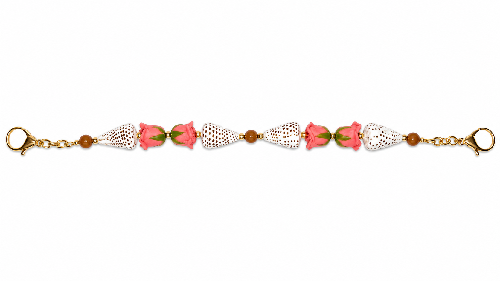 Flea Cone Shell + Lokelani Car Lei | Bag Lei