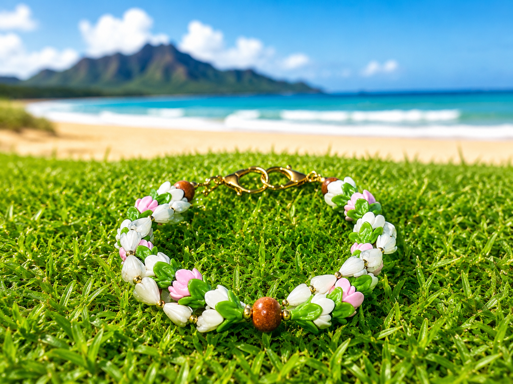 Pīkake Blossom Lei