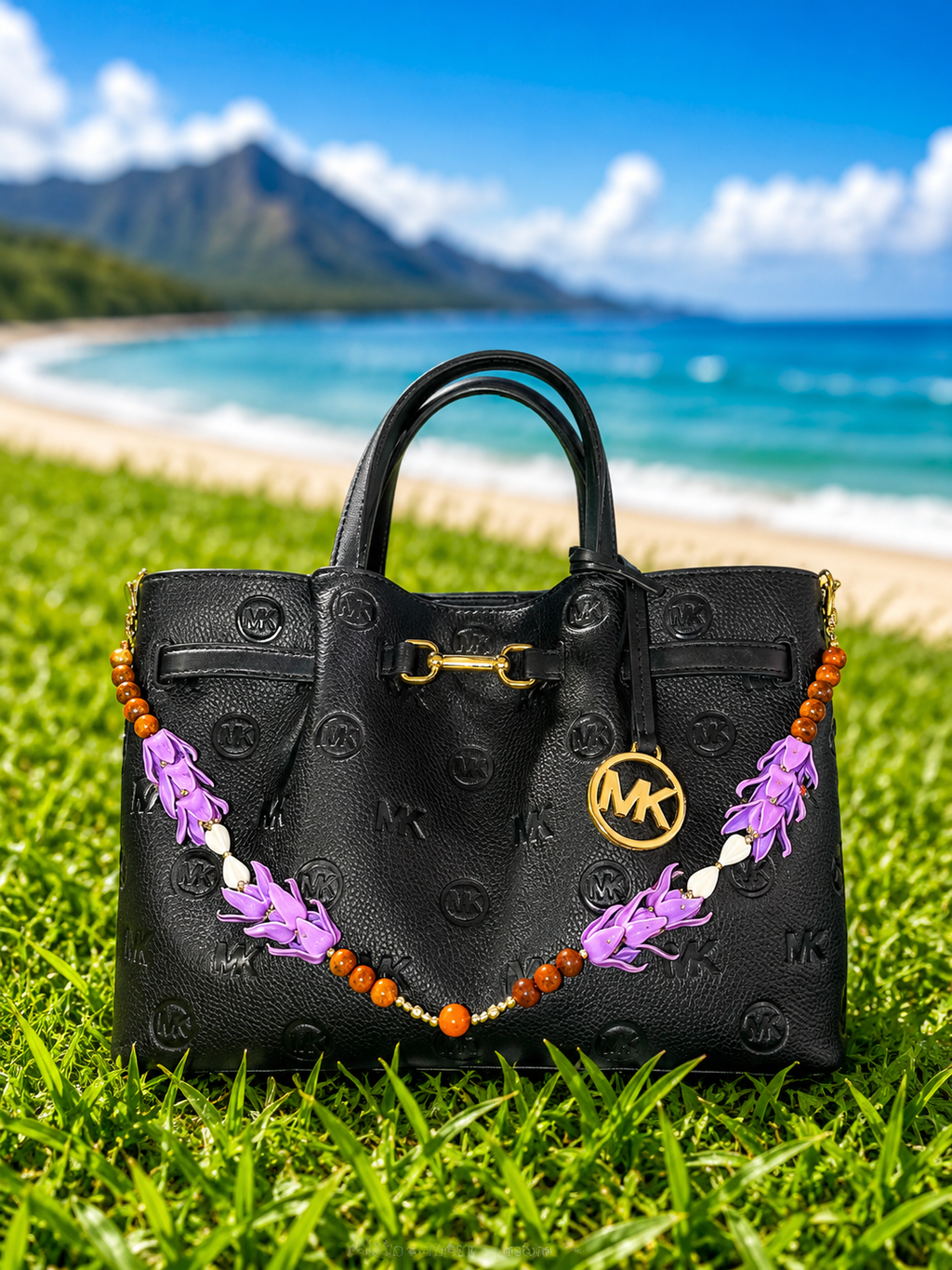 Aliʻi Purple Crown Lei