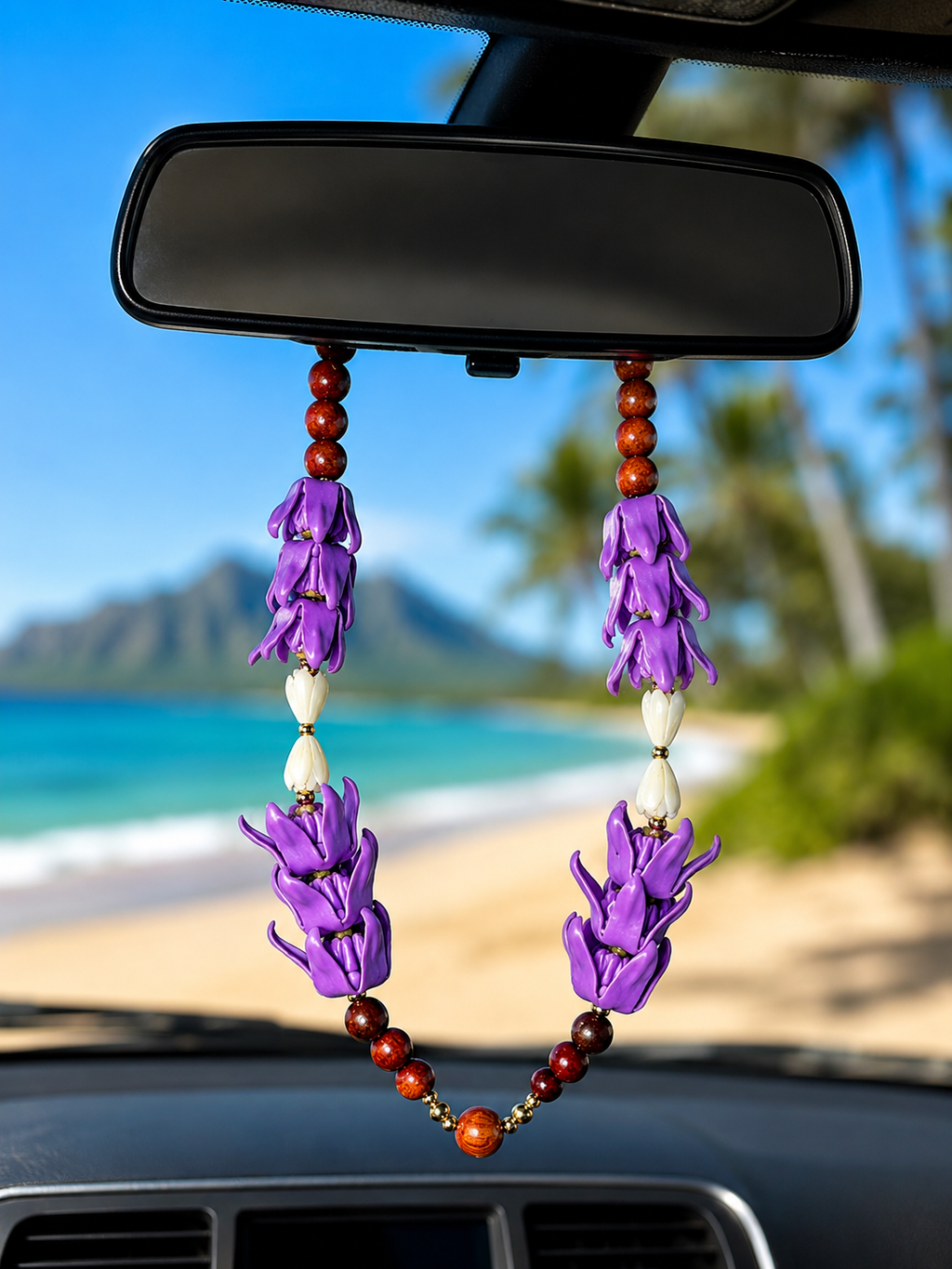 Aliʻi Purple Crown Lei