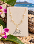 The Golden Embrace Pearl Necklace