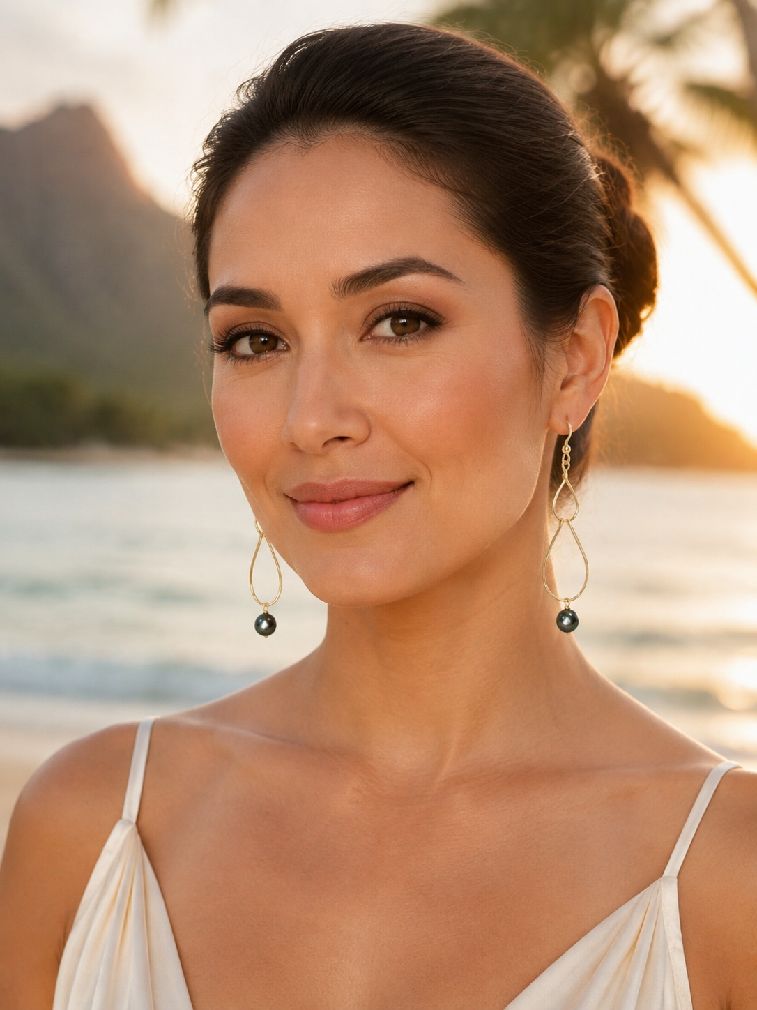 Tahitian Pearl Drop Earrings