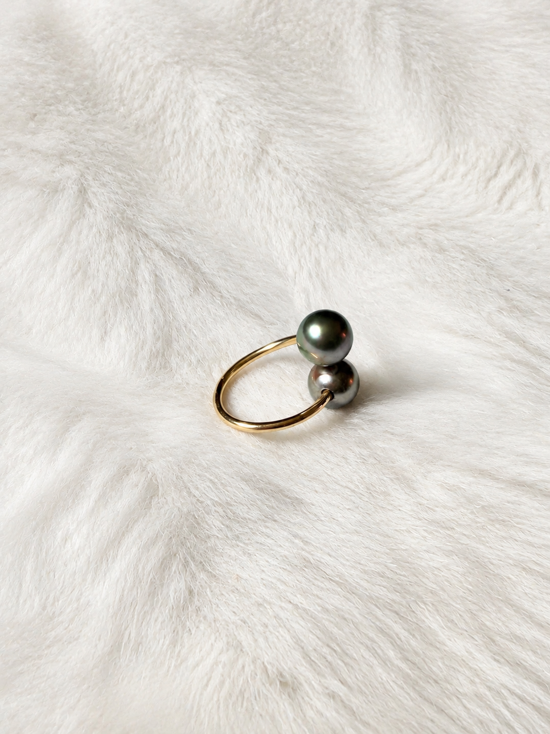 Round Tahitian Bypass Ring