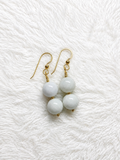 Double Nephrite Jade Earrings