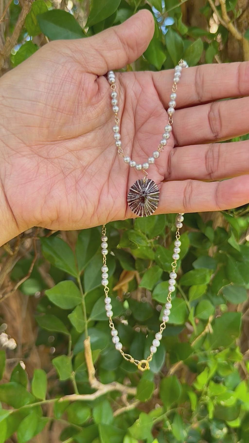 Ka’iulani Opihi Awa Necklace